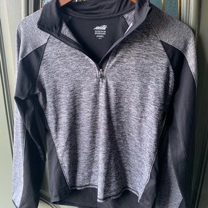 Black and Gray Pull Over